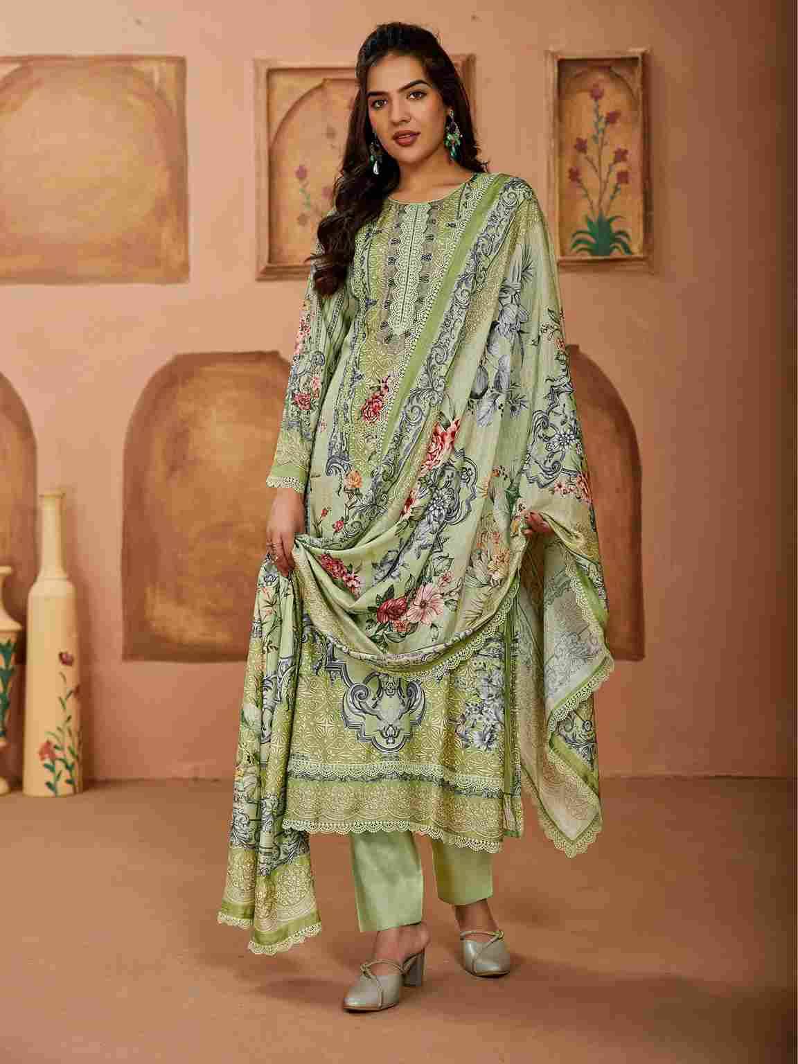 Riyasat Vol-8 By Ibiza 15944 To 15947 Series Beautiful Stylish Festive Suits Fancy Colorful Casual Wear & Ethnic Wear & Ready To Wear Pure Bemberg Muslin Dresses At Wholesale Price