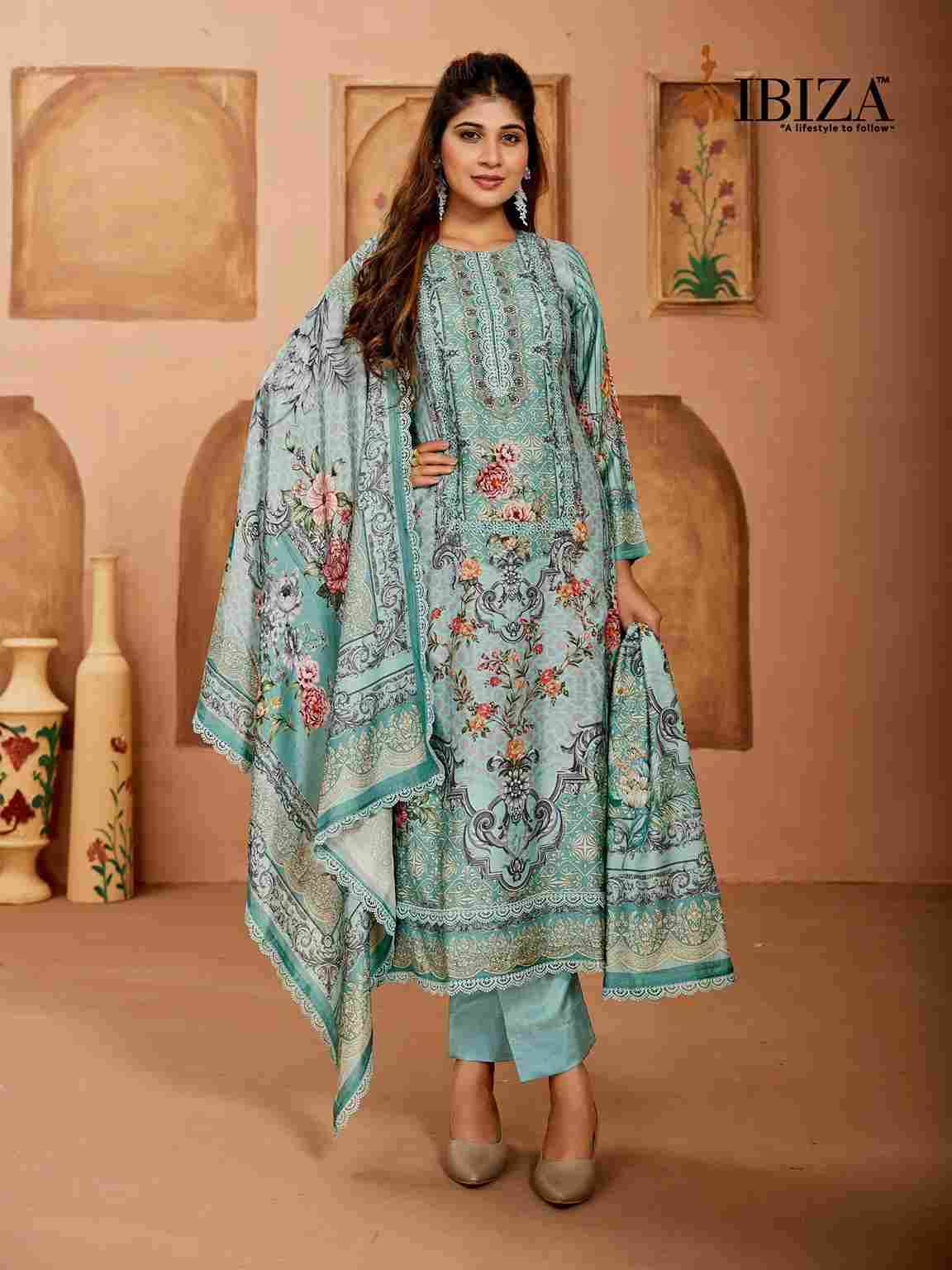 Riyasat Vol-8 By Ibiza 15944 To 15947 Series Beautiful Stylish Festive Suits Fancy Colorful Casual Wear & Ethnic Wear & Ready To Wear Pure Bemberg Muslin Dresses At Wholesale Price