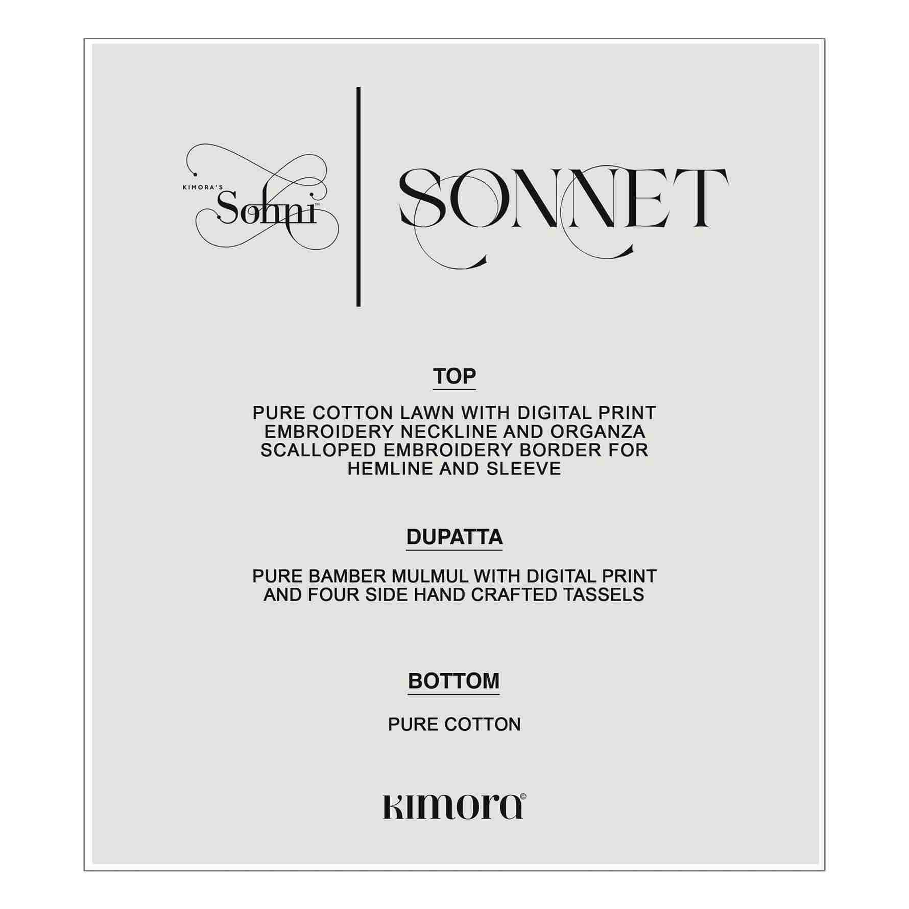 Sonnet By Sohni 361 To 364 Series Beautiful Suits Colorful Stylish Fancy Casual Wear & Ethnic Wear Pure Cotton Lawn Embroidery Dresses At Wholesale Price