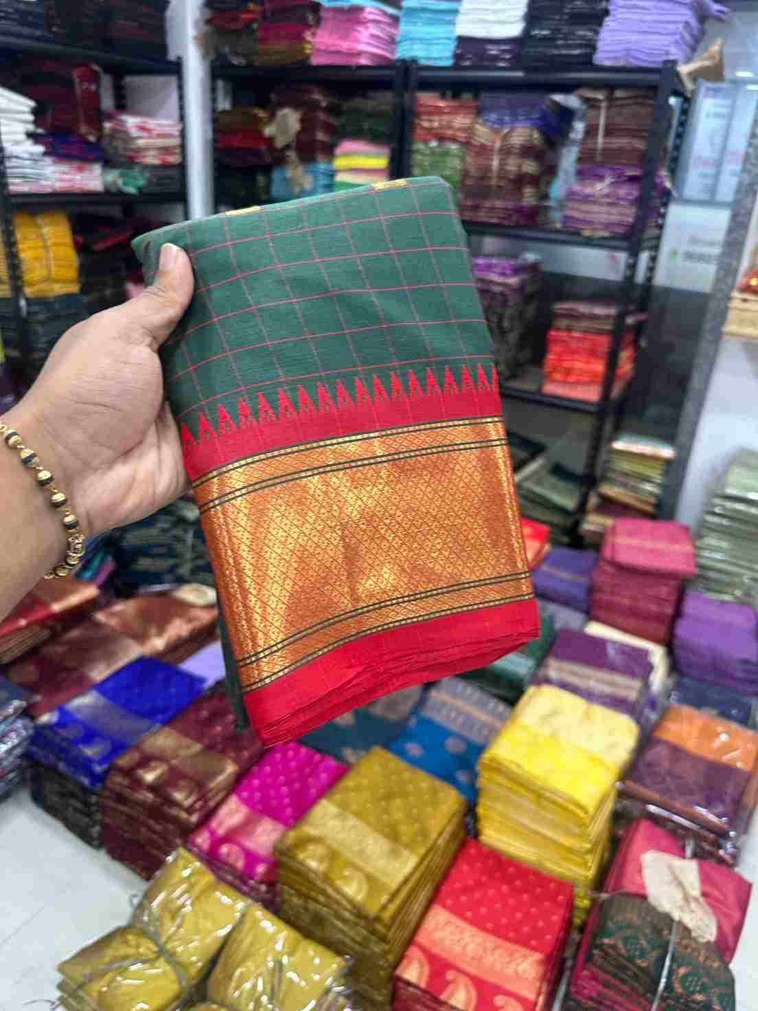 Ab-Checks By Fashid Wholesale 01 To 08 Series Indian Traditional Wear Collection Beautiful Stylish Fancy Colorful Party Wear & Occasional Wear Mal Cotton Sarees At Wholesale Price