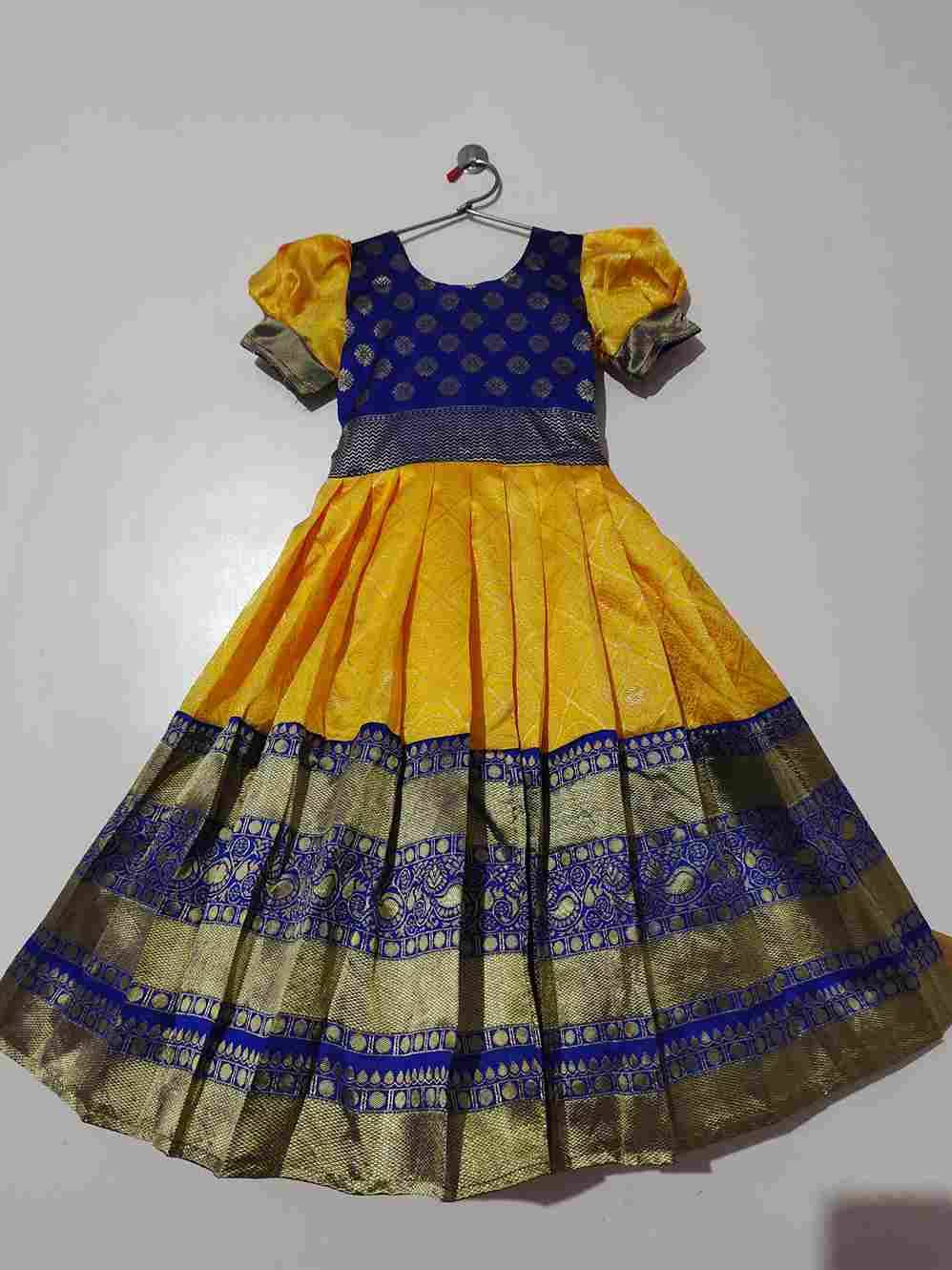 Pv-Kids-Gown Vol-6 By Fashid Wholesale Designer Beautiful Collection Occasional Wear & Party Wear Pure Cotton Silk Gowns At Wholesale Price