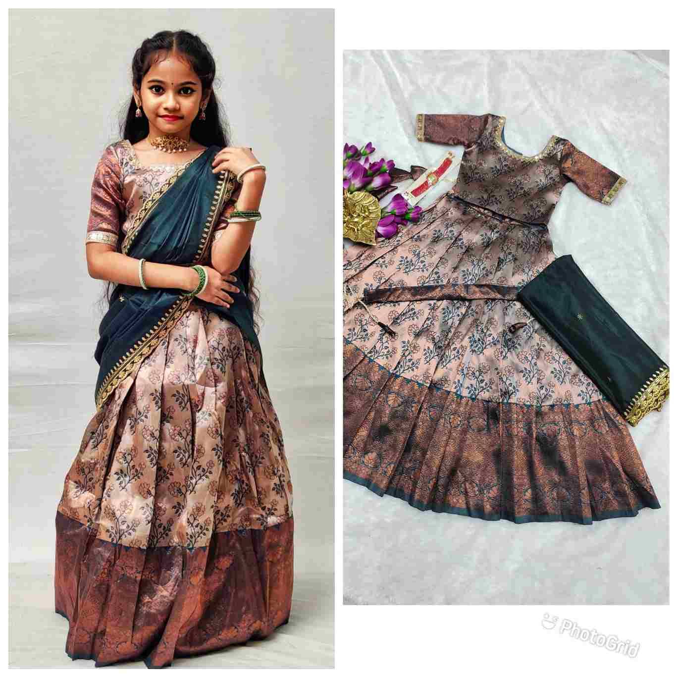 Pv-Kids Lehenga Vol-10 By Fashid Wholesale 01 To 03 Series Designer Beautiful Collection Occasional Wear & Party Wear Pure Heavy Lichi Silk Lehengas At Wholesale Price