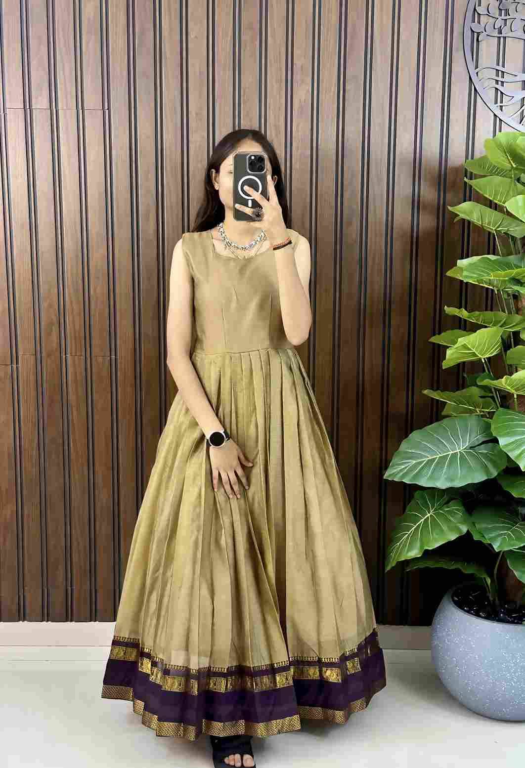 Pv-Gown-Vol-2 By Fashid Wholesale 01 To 04 Series Designer Beautiful Collection Occasional Wear & Party Wear Heavy Silk Gowns At Wholesale Price