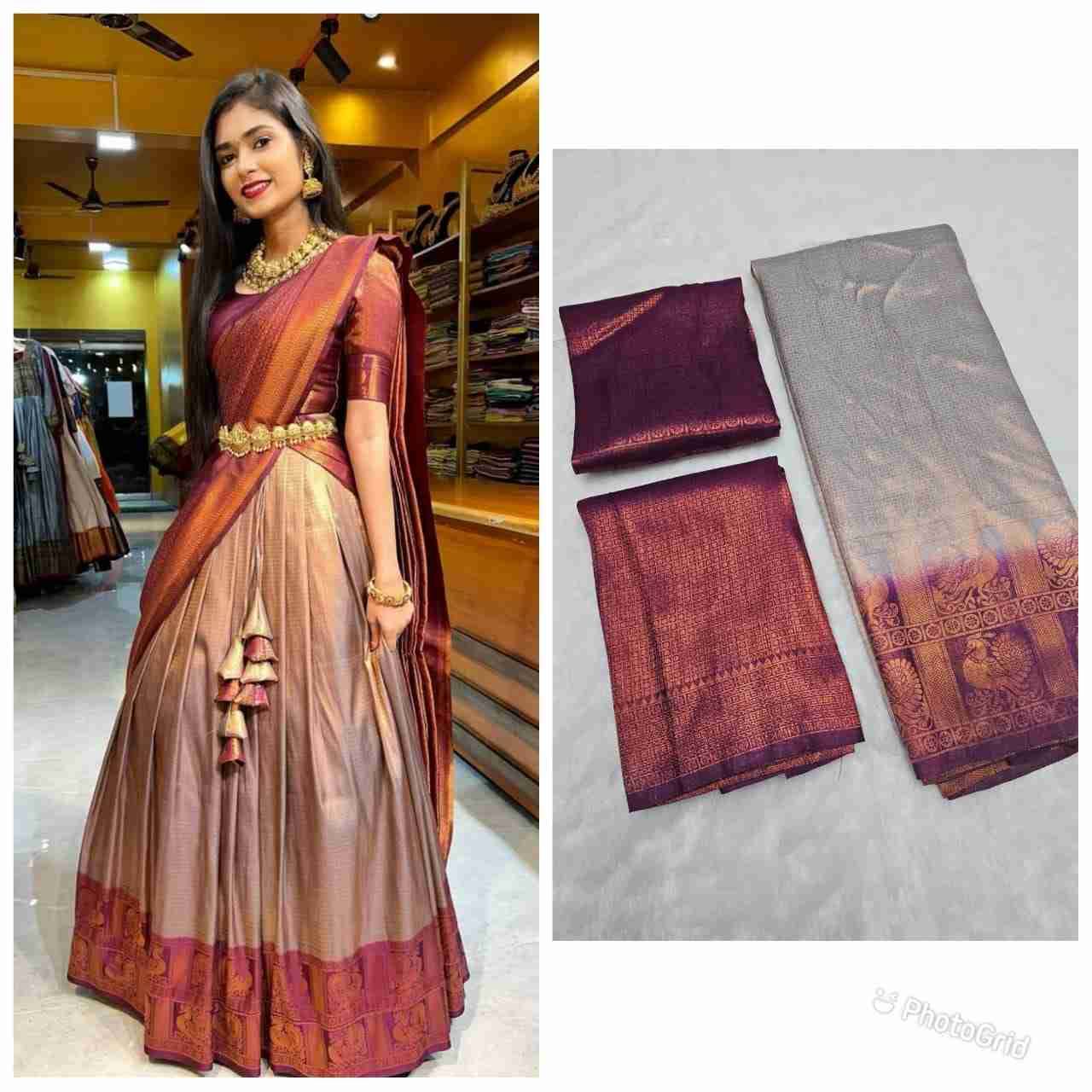 Pv Lehenga Vol-3 By Fashid Wholesale 01 To 04 Series Designer Beautiful Collection Occasional Wear & Party Wear Pure Soft Silk Zari Lehengas At Wholesale Price