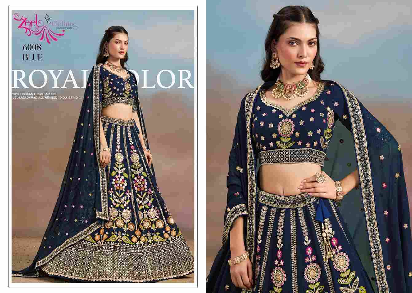 Miloni By Zeel Clothing 6008-A To 6008-F Series Designer Beautiful Collection Occasional Wear & Party Wear Georgette Lehengas At Wholesale Price