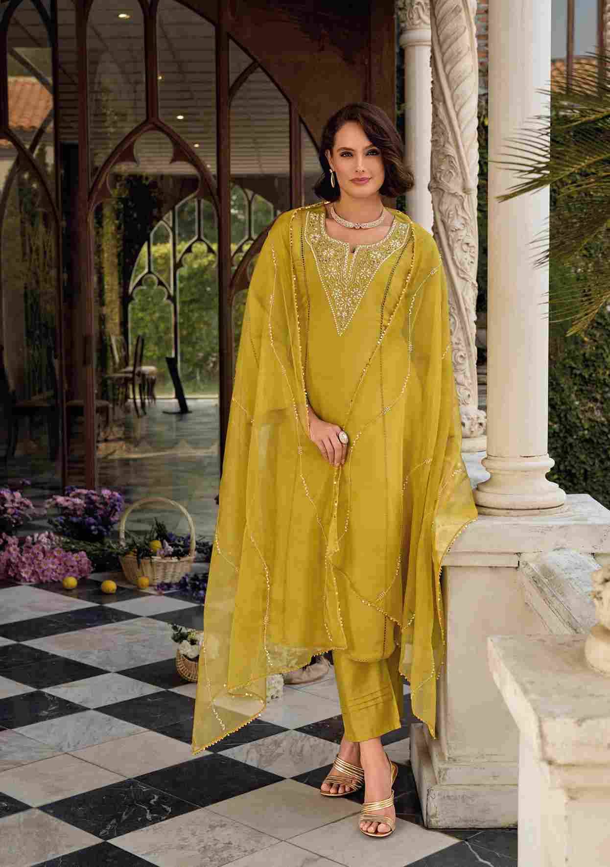 Rangeen By Lady Leela 31051 To 31054 Series Beautiful Festive Suits Colorful Stylish Fancy Casual Wear & Ethnic Wear Pure Viscose Silk With Work Dresses At Wholesale Price