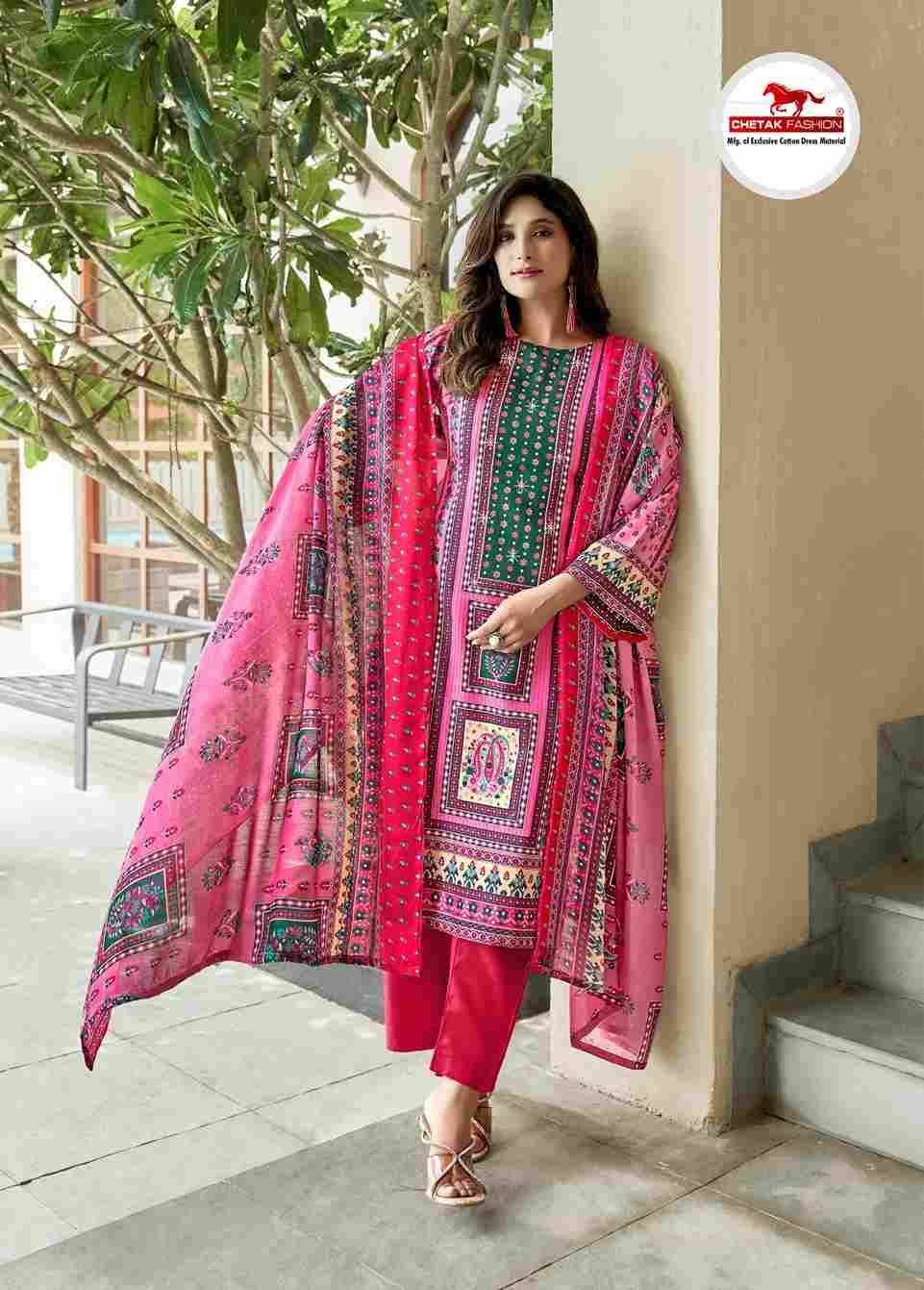 Rajwadi Karachi Vol-1 By Chetak Fashion 1101 To 1110 Series Beautiful Festive Suits Colorful Stylish Fancy Casual Wear & Ethnic Wear Cotton Print Dresses At Wholesale Price