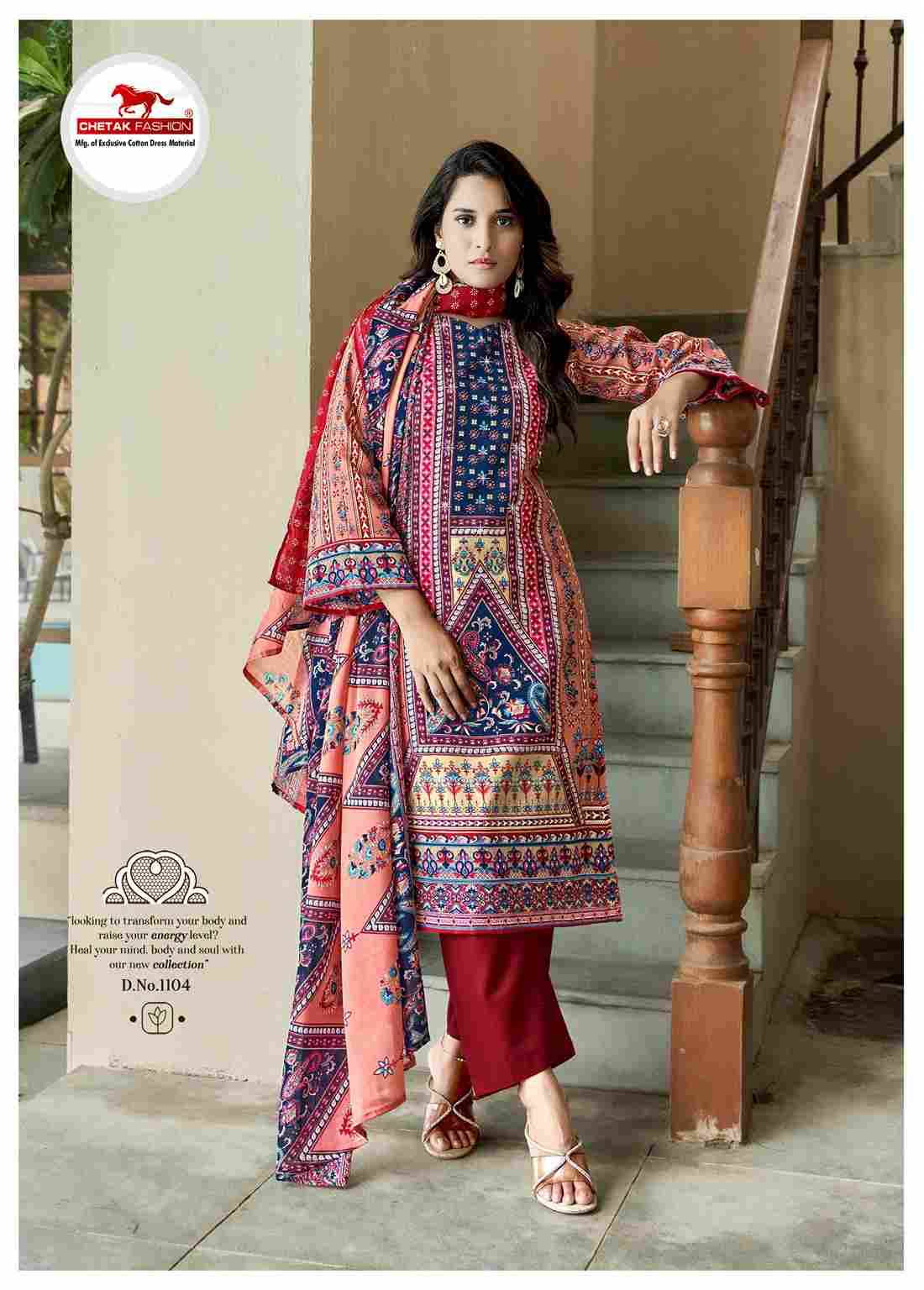 Rajwadi Karachi Vol-1 By Chetak Fashion 1101 To 1110 Series Beautiful Festive Suits Colorful Stylish Fancy Casual Wear & Ethnic Wear Cotton Print Dresses At Wholesale Price