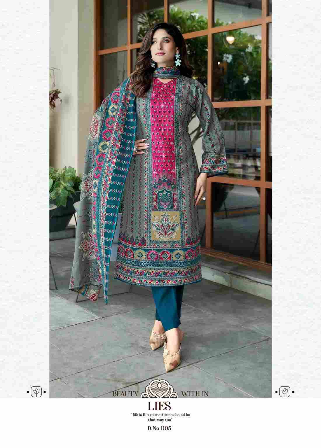 Rajwadi Karachi Vol-1 By Chetak Fashion 1101 To 1110 Series Beautiful Festive Suits Colorful Stylish Fancy Casual Wear & Ethnic Wear Cotton Print Dresses At Wholesale Price