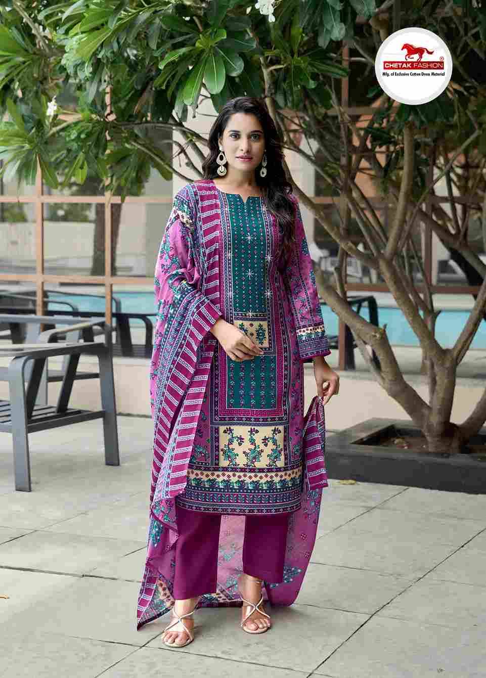 Rajwadi Karachi Vol-1 By Chetak Fashion 1101 To 1110 Series Beautiful Festive Suits Colorful Stylish Fancy Casual Wear & Ethnic Wear Cotton Print Dresses At Wholesale Price