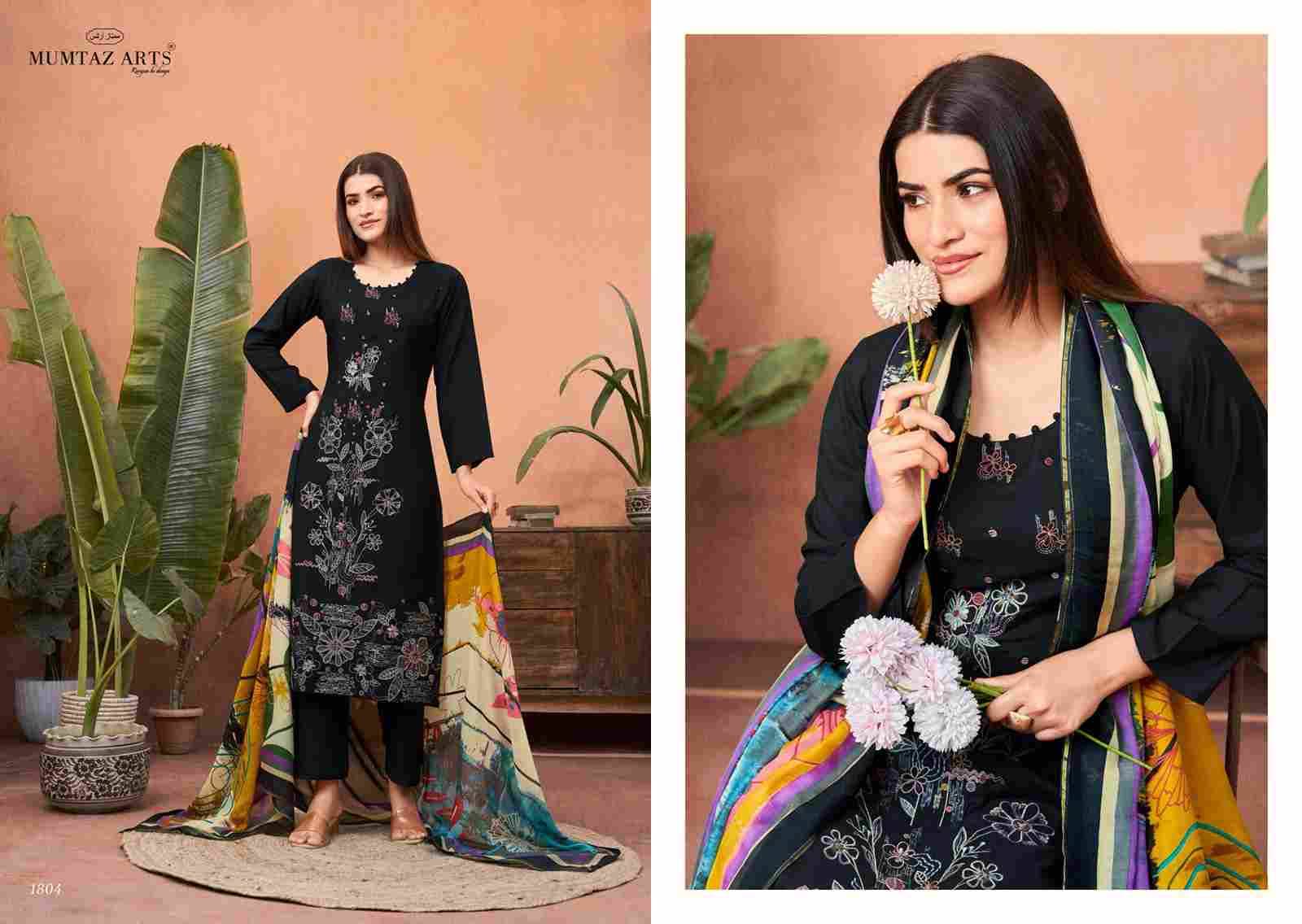 Simran By Mumtaz Arts 1801 To 1804 Series Designer Festive Suits Collection Beautiful Stylish Fancy Colorful Party Wear & Occasional Wear Pure Viscose Muslin Dresses At Wholesale Price