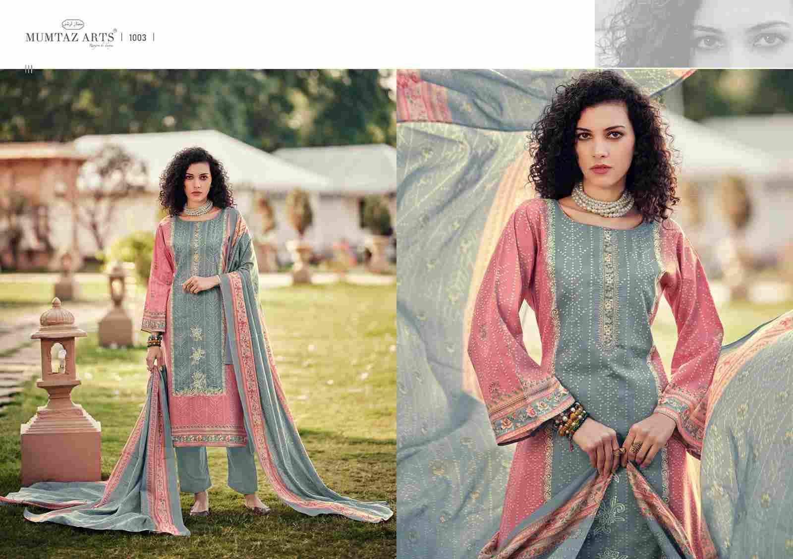 Saaj By Mumtaz Arts 1001 To 1007 Series Beautiful Festive Suits Colorful Stylish Fancy Casual Wear & Ethnic Wear Pure Viscose Cotton Dresses At Wholesale Price