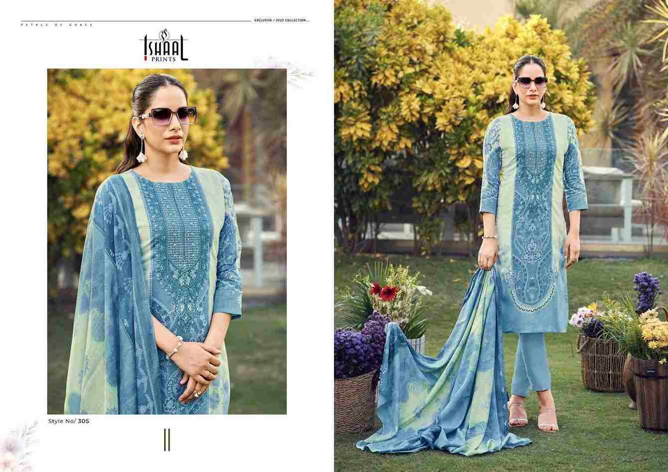 Maira Vol-3 By Ishaal Prints 301 To 308 Series Beautiful Suits Colorful Stylish Fancy Casual Wear & Ethnic Wear Pure Lawn Printed Dresses At Wholesale Price