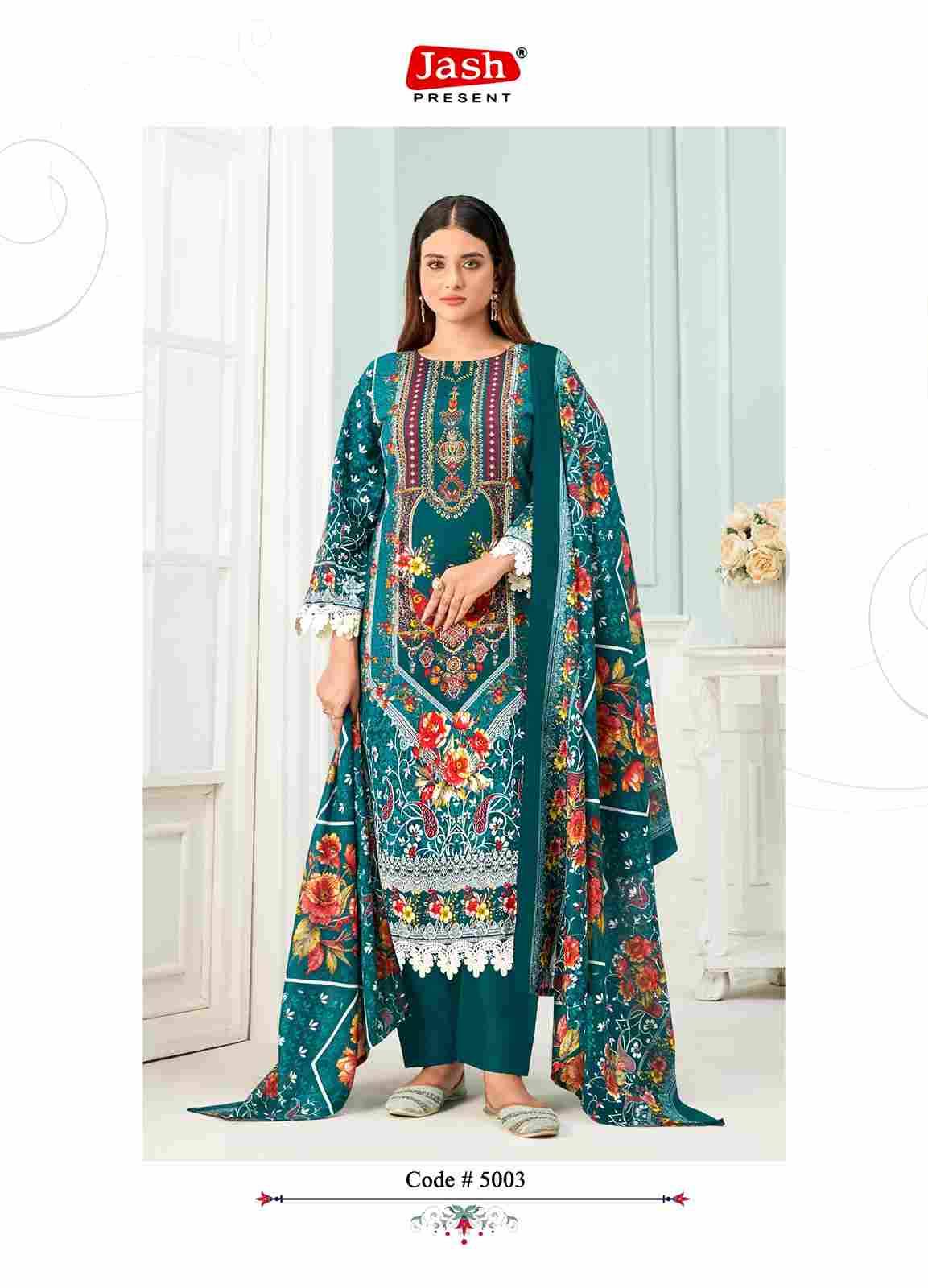 Qurbat Vol-5 By Jash 5001 To 5008 Series Beautiful Festive Suits Stylish Fancy Colorful Casual Wear & Ethnic Wear Cotton Print Dresses At Wholesale Price