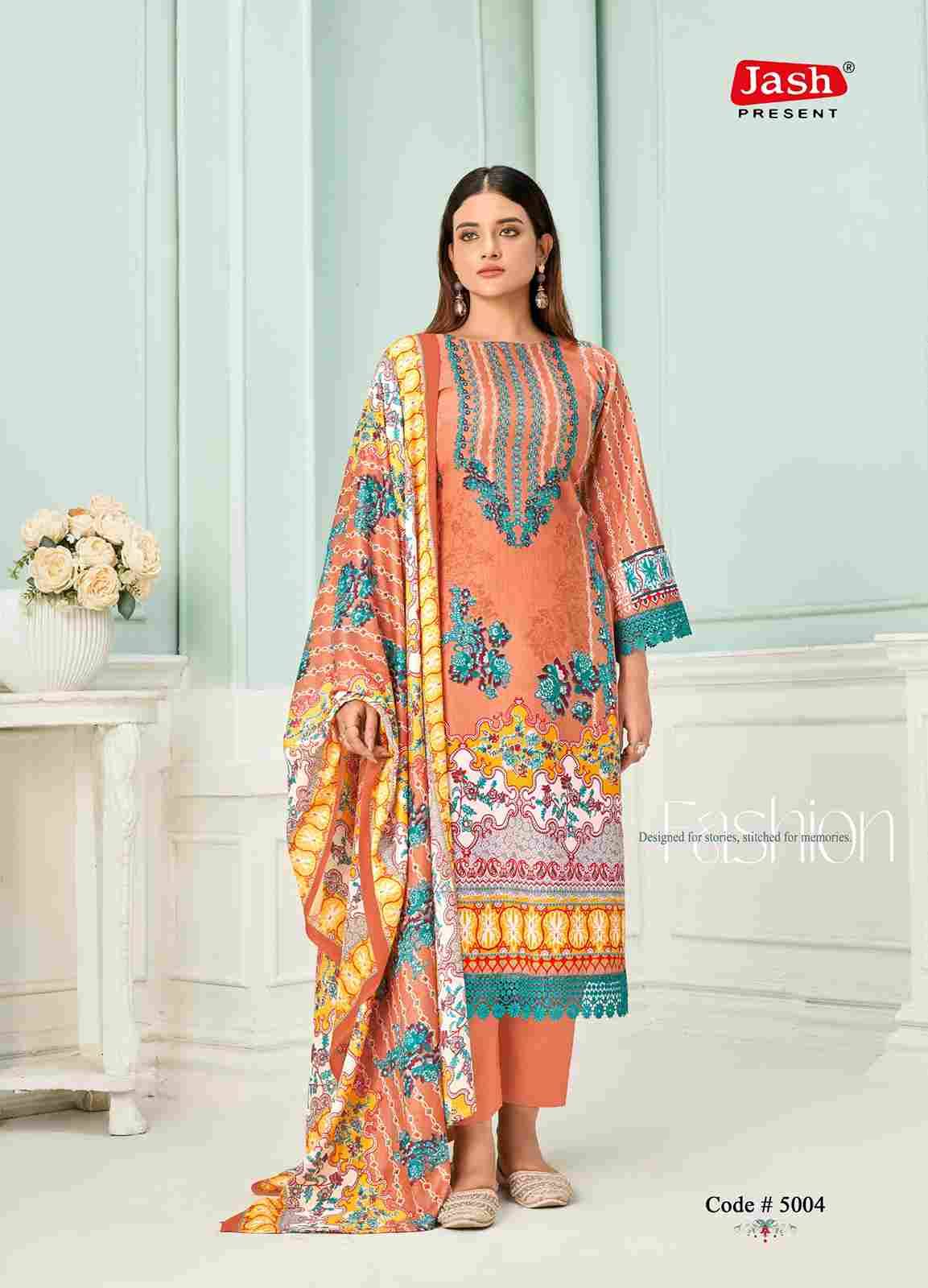 Qurbat Vol-5 By Jash 5001 To 5008 Series Beautiful Festive Suits Stylish Fancy Colorful Casual Wear & Ethnic Wear Cotton Print Dresses At Wholesale Price