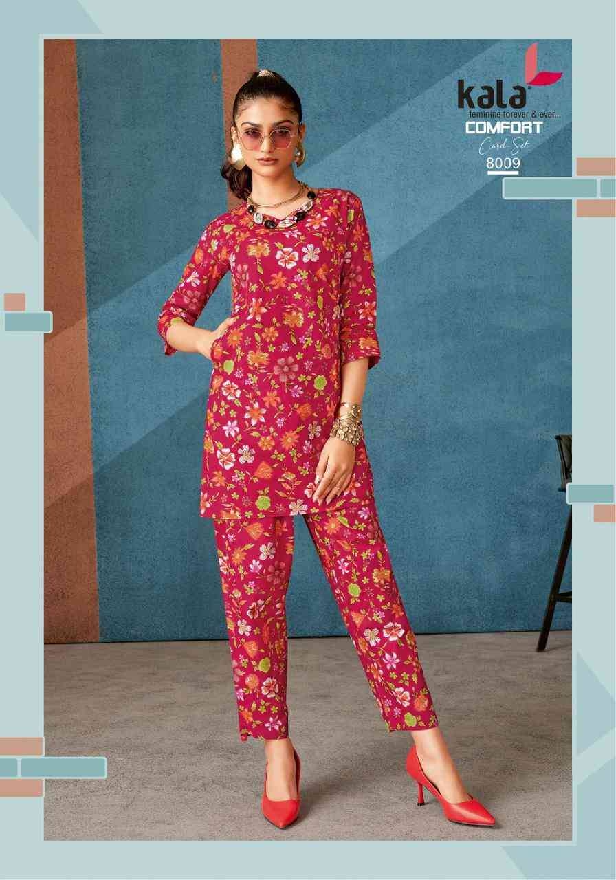 Comfort Vol-3 By Kala 8001 To 8012 Series Designer Stylish Fancy Colorful Beautiful Party Wear & Ethnic Wear Collection Pure Cotton Co-Ords At Wholesale Price