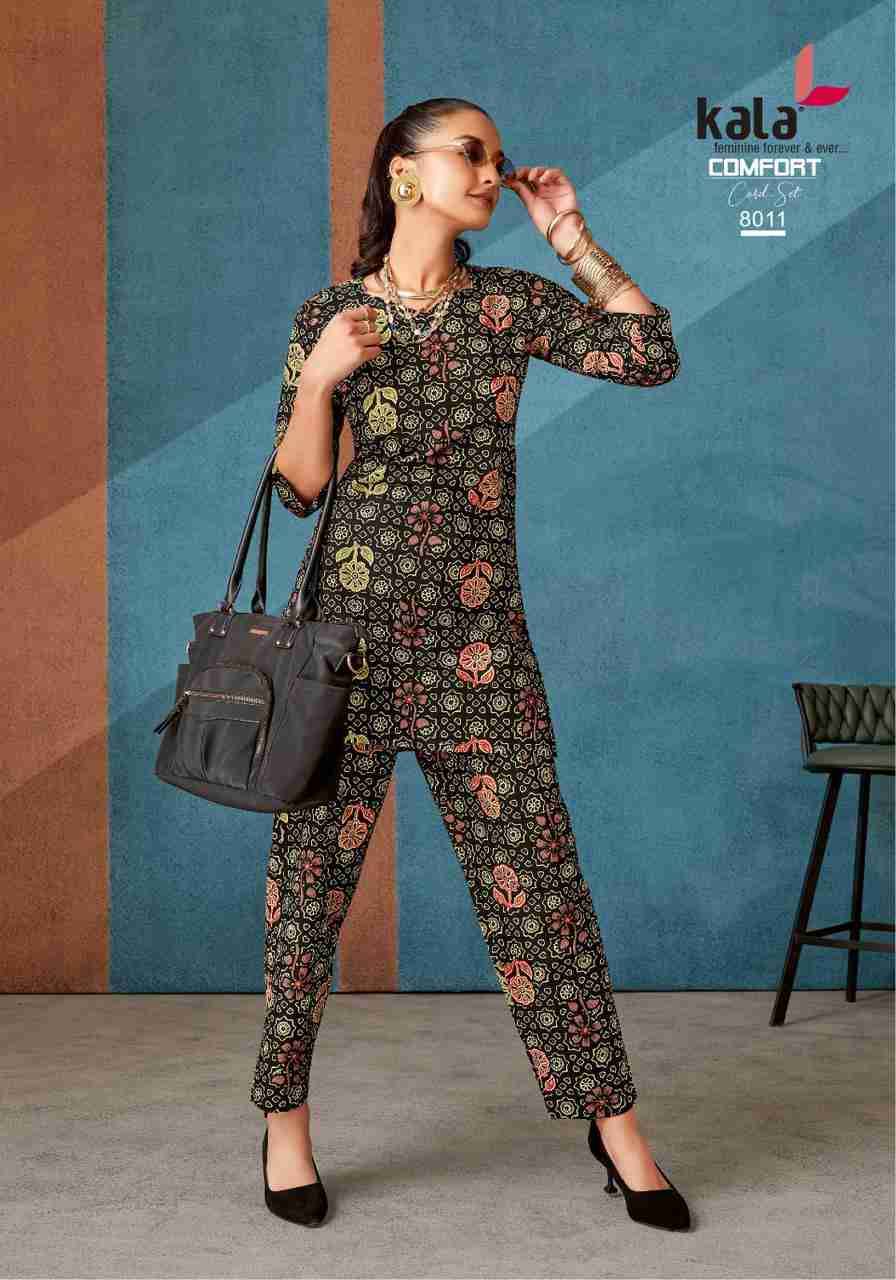 Comfort Vol-3 By Kala 8001 To 8012 Series Designer Stylish Fancy Colorful Beautiful Party Wear & Ethnic Wear Collection Pure Cotton Co-Ords At Wholesale Price
