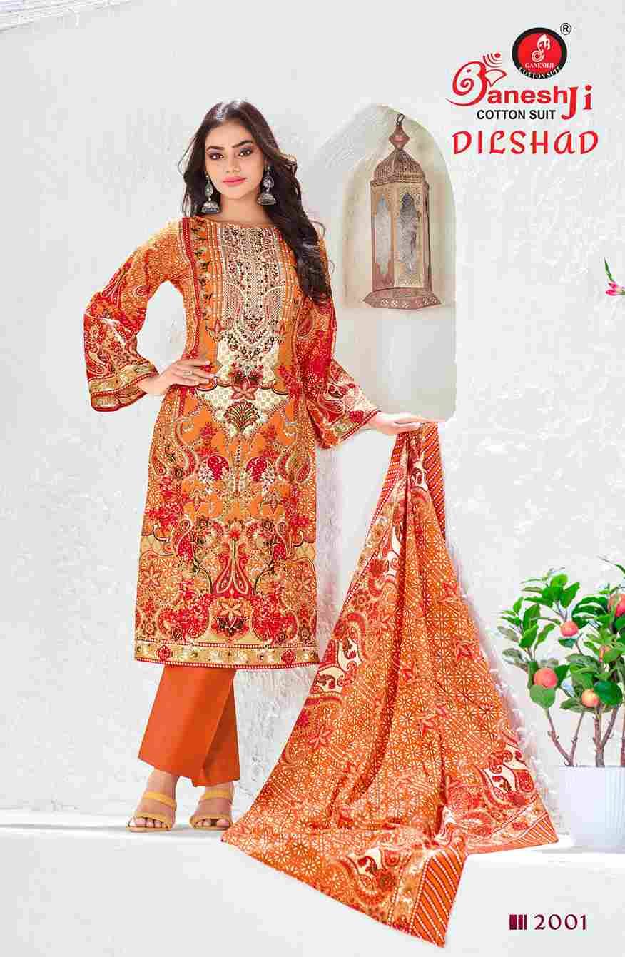 Dilshad Vol-2 By Ganeshji 2001 To 2008 Series Beautiful Festive Suits Stylish Fancy Colorful Party Wear & Occasional Wear Pure Cotton Dresses At Wholesale Price