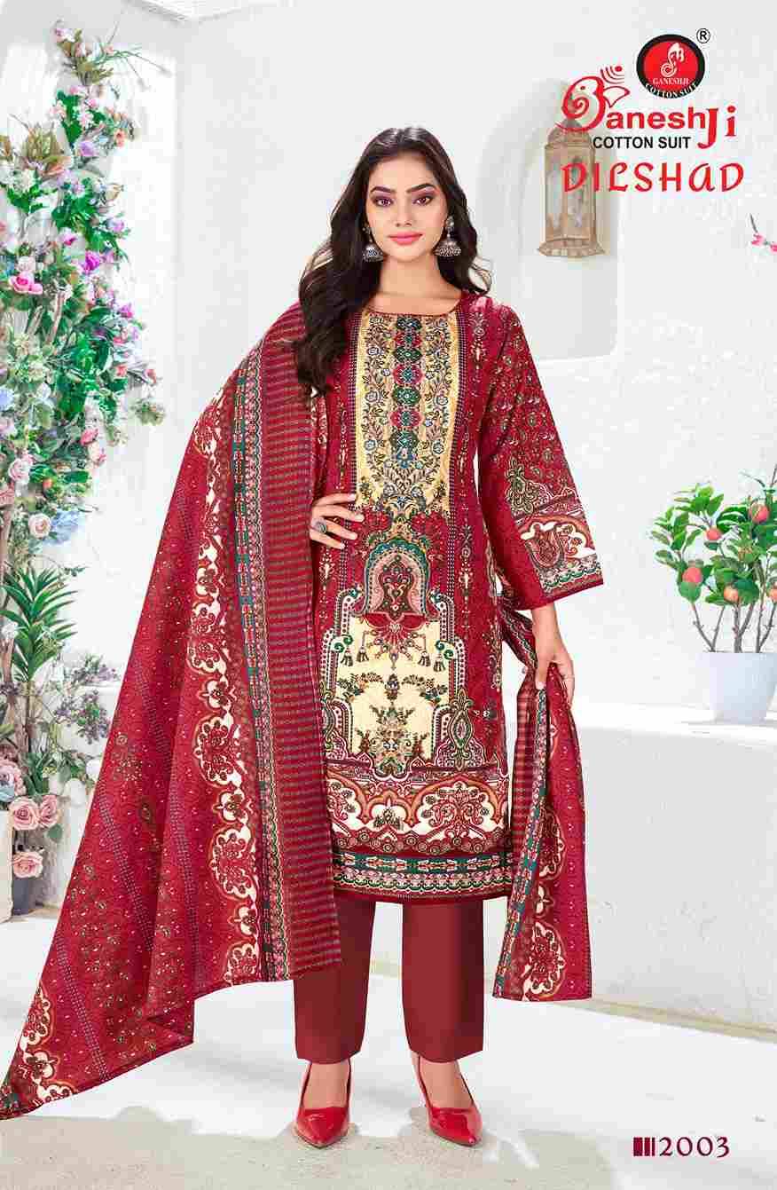 Dilshad Vol-2 By Ganeshji 2001 To 2008 Series Beautiful Festive Suits Stylish Fancy Colorful Party Wear & Occasional Wear Pure Cotton Dresses At Wholesale Price