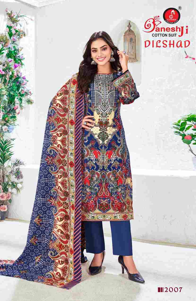 Dilshad Vol-2 By Ganeshji 2001 To 2008 Series Beautiful Festive Suits Stylish Fancy Colorful Party Wear & Occasional Wear Pure Cotton Dresses At Wholesale Price