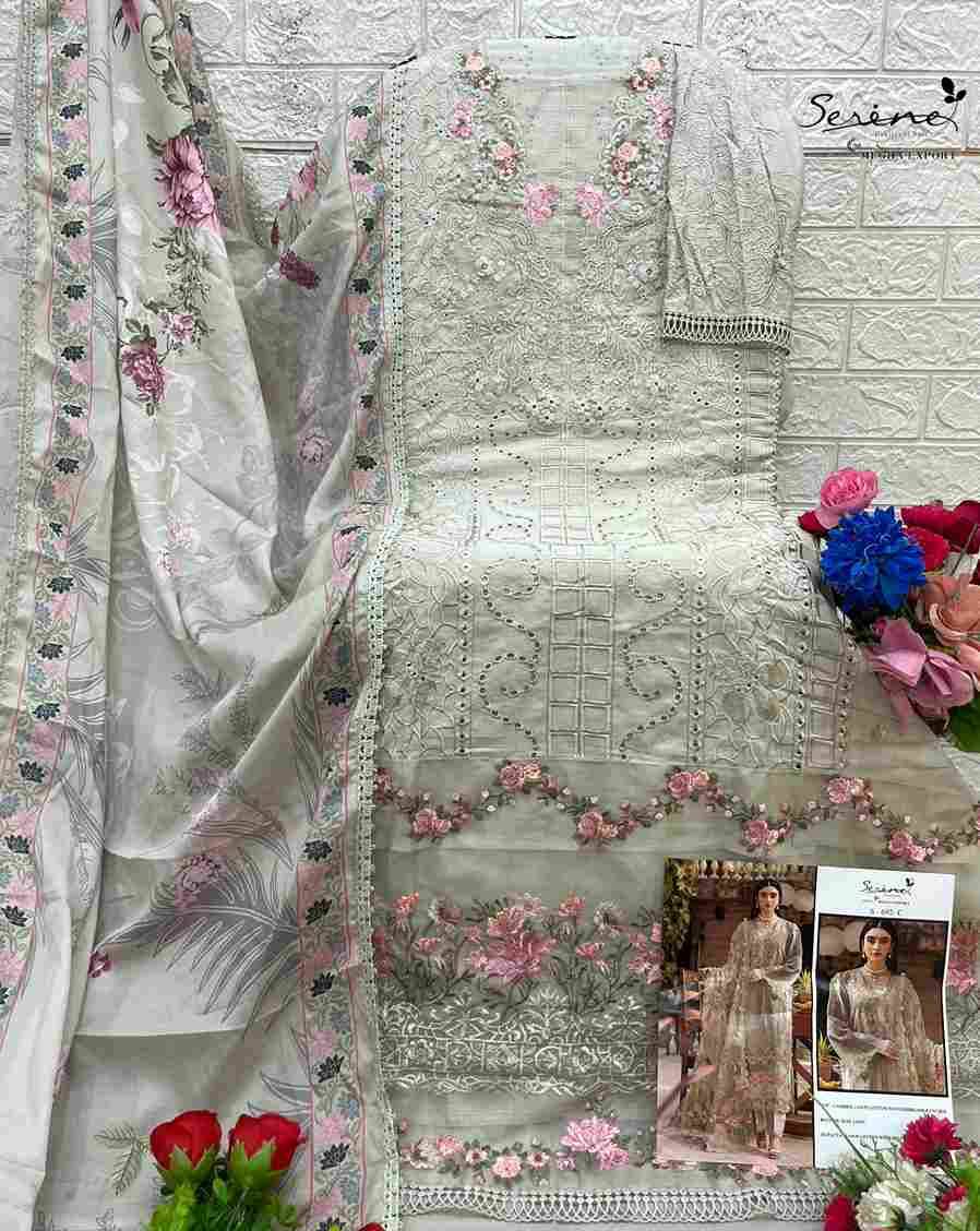 Serene Hit Design S-692 Colours By Serene S-692-A To S-692-D Series Designer Pakistani Suits Beautiful Fancy Colorful Stylish Party Wear & Occasional Wear Cambric Lawn Cotton Embroidered Dresses At Wholesale Price