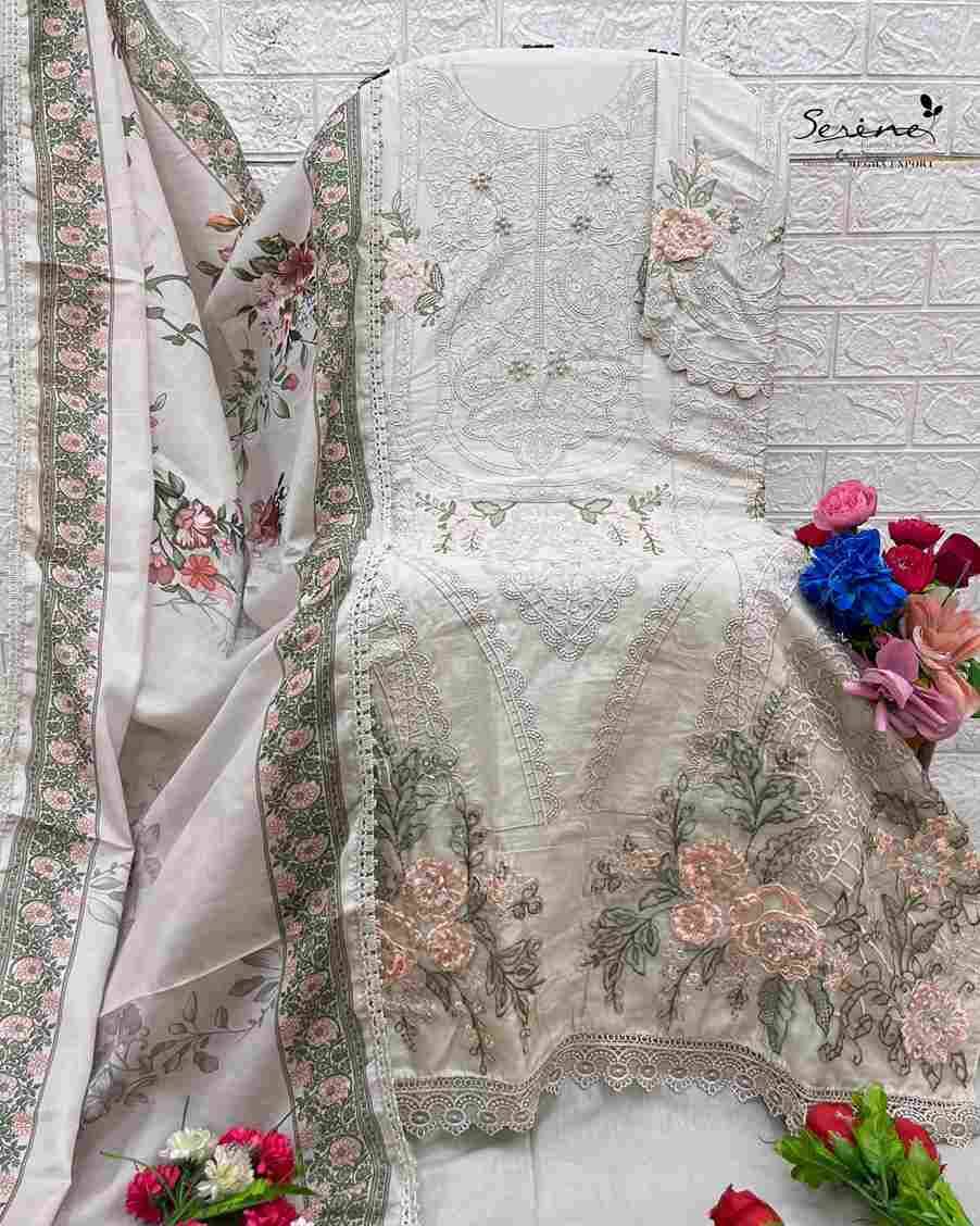 Serene Hit Design S-693 Colours By Serene S-693-A To S-693-D Series Designer Pakistani Suits Beautiful Fancy Colorful Stylish Party Wear & Occasional Wear Cambric Lawn Cotton Embroidered Dresses At Wholesale Price