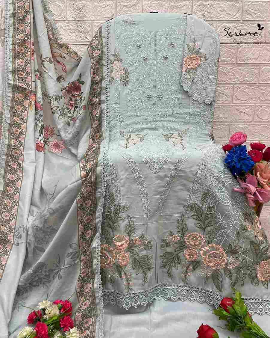 Serene Hit Design S-693 Colours By Serene S-693-A To S-693-D Series Designer Pakistani Suits Beautiful Fancy Colorful Stylish Party Wear & Occasional Wear Cambric Lawn Cotton Embroidered Dresses At Wholesale Price