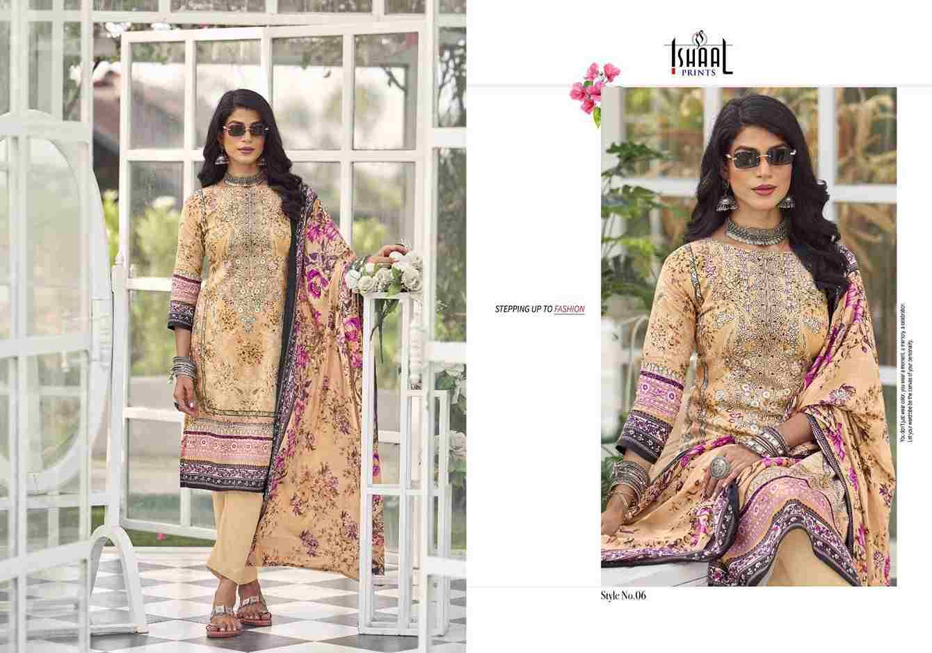 Combo-2025 By Ishaal Prints 01 To 10 Series Beautiful Suits Colorful Stylish Fancy Casual Wear & Ethnic Wear Pure Lawn Printed Dresses At Wholesale Price