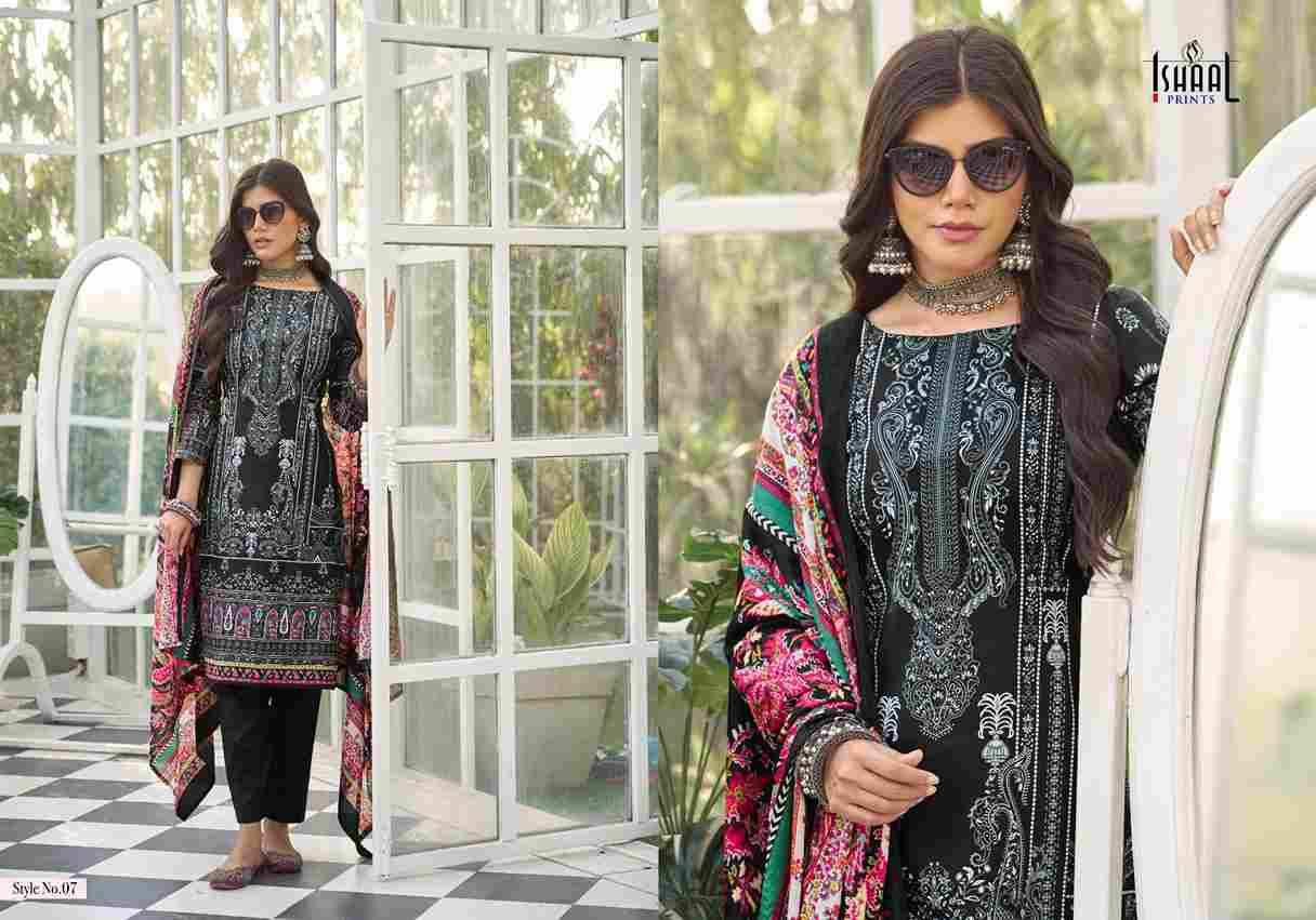 Combo-2025 By Ishaal Prints 01 To 10 Series Beautiful Suits Colorful Stylish Fancy Casual Wear & Ethnic Wear Pure Lawn Printed Dresses At Wholesale Price