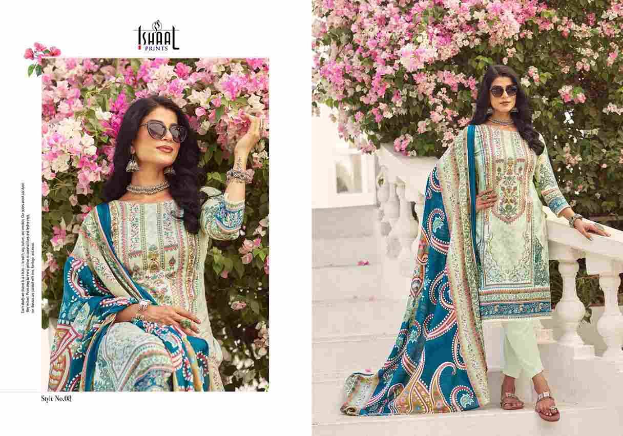 Combo-2025 By Ishaal Prints 01 To 10 Series Beautiful Suits Colorful Stylish Fancy Casual Wear & Ethnic Wear Pure Lawn Printed Dresses At Wholesale Price
