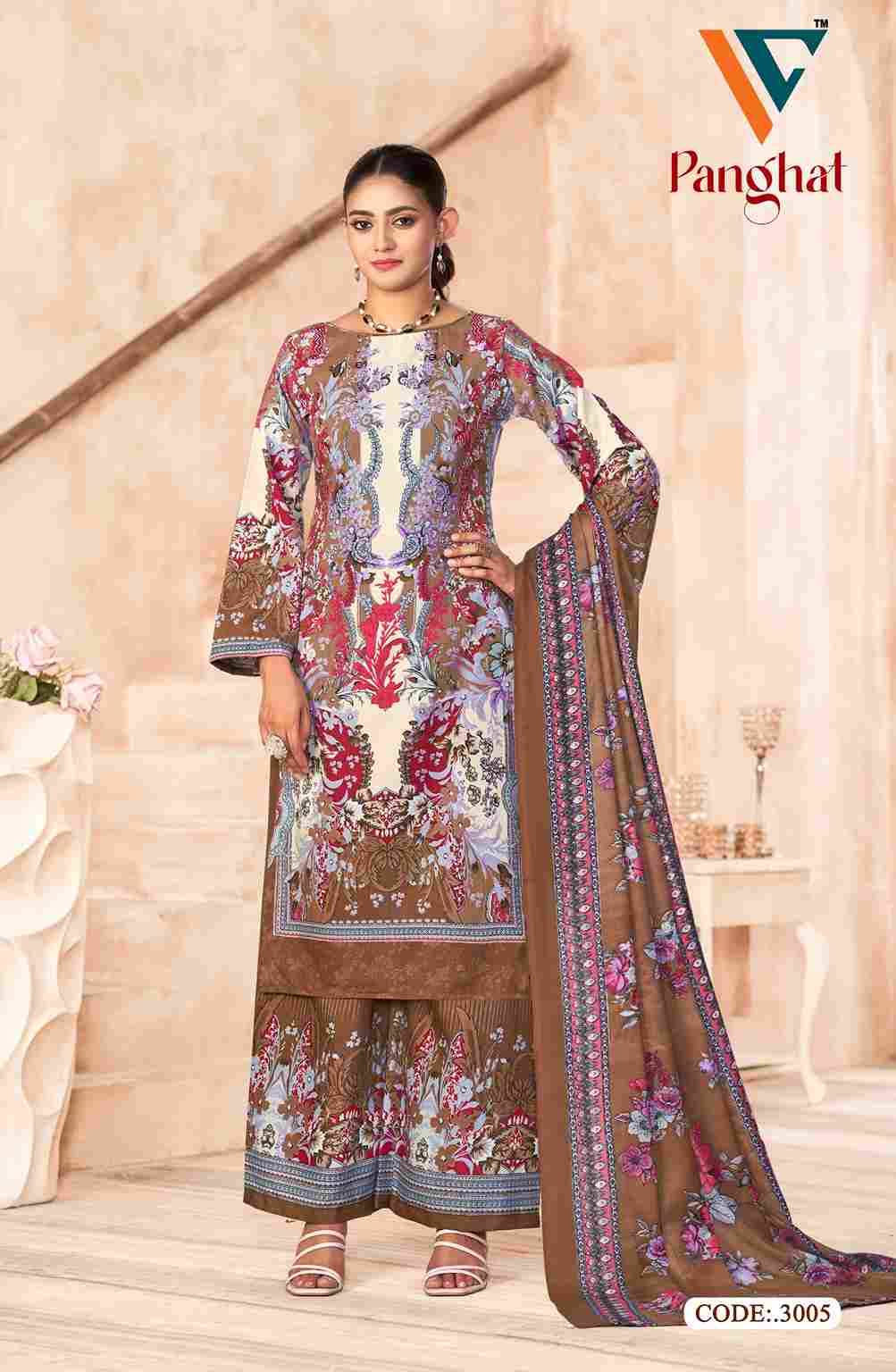 Panghat Vol-3 By Vandana Creation 3001 To 3008 Series Beautiful Festive Suits Stylish Fancy Colorful Casual Wear & Ethnic Wear Cotton Print Dresses At Wholesale Price