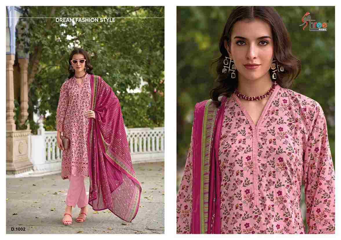 Sada Bahar Cutwork Collection Nx By Shree Fabs Designer Pakistani Suits Beautiful Fancy Stylish Colorful Party Wear & Occasional Wear Pure Cotton Print Embroidery Dresses At Wholesale Price