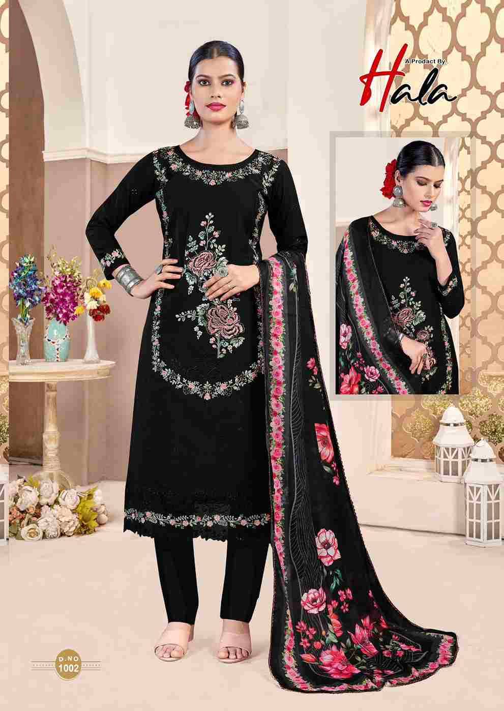 Tabeer Vol-24 By Hala 1001 To 1006 Series Beautiful Festive Suits Stylish Fancy Colorful Casual Wear & Ethnic Wear Pure Cotton Dresses At Wholesale Price