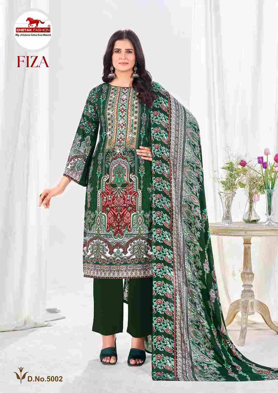 Fiza Vol-5 By Chetak Fashion 5001 To 5008 Series Beautiful Festive Suits Colorful Stylish Fancy Casual Wear & Ethnic Wear Rayon Print Dresses At Wholesale Price