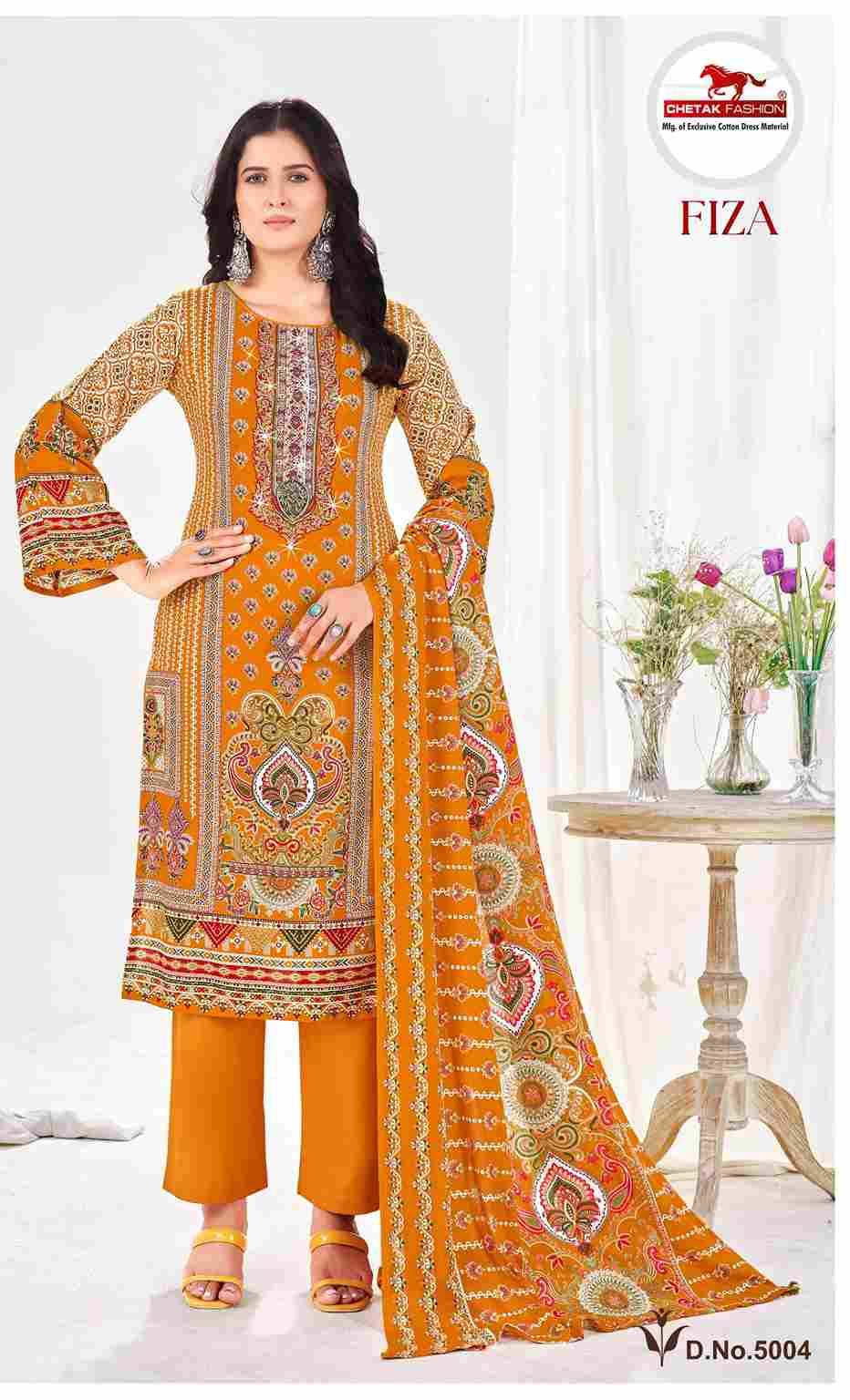 Fiza Vol-5 By Chetak Fashion 5001 To 5008 Series Beautiful Festive Suits Colorful Stylish Fancy Casual Wear & Ethnic Wear Rayon Print Dresses At Wholesale Price