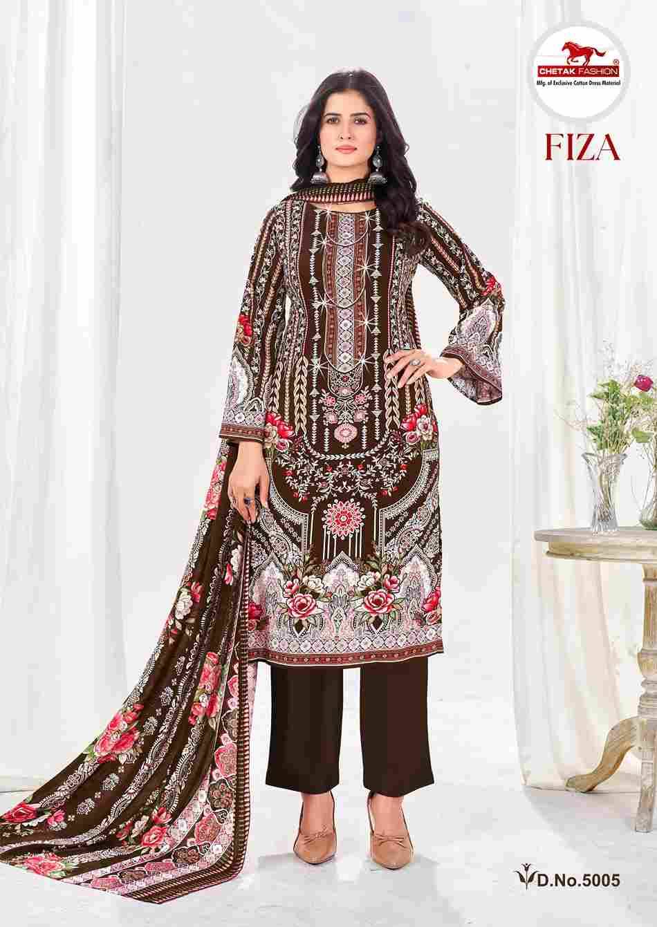 Fiza Vol-5 By Chetak Fashion 5001 To 5008 Series Beautiful Festive Suits Colorful Stylish Fancy Casual Wear & Ethnic Wear Rayon Print Dresses At Wholesale Price