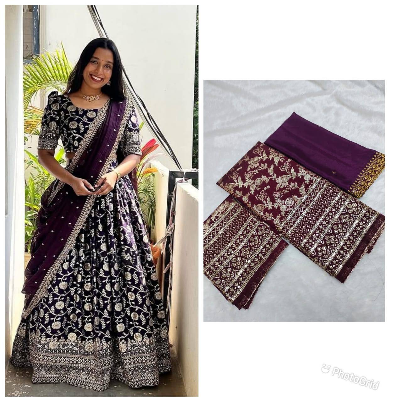 Pv Lehenga Vol-4 By Fashid Wholesale 01 To 02 Series Designer Beautiful Collection Occasional Wear & Party Wear Pure Soft Silk Zari Lehengas At Wholesale Price