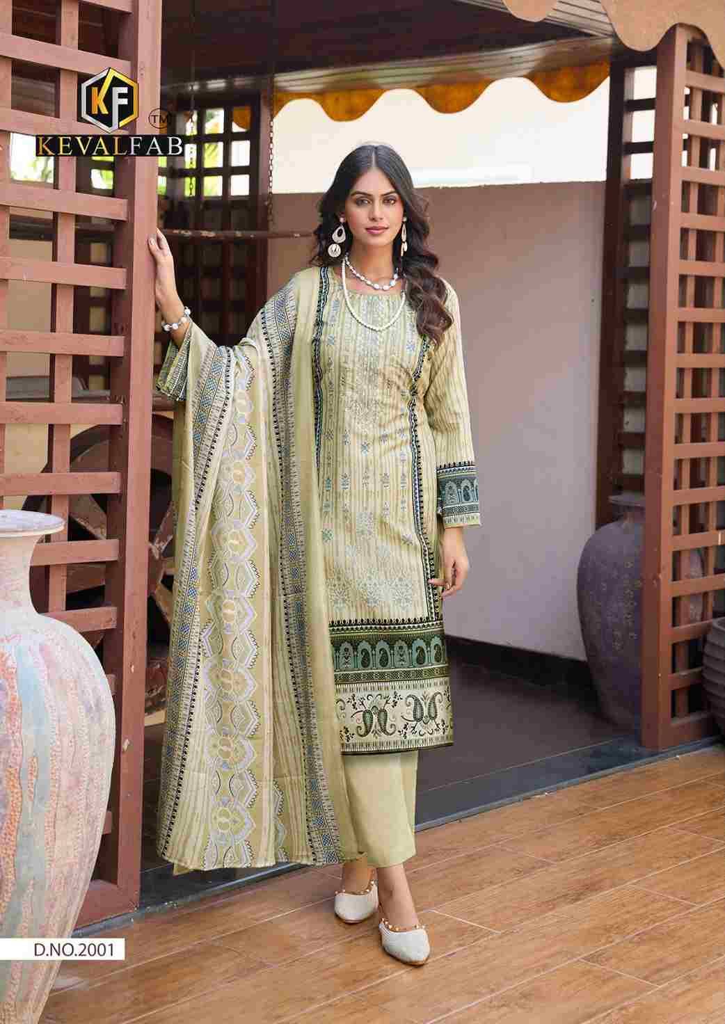 Jazmin Vol-2 By Keval Fab 2001 To 2008 Series Beautiful Festive Suits Stylish Fancy Colorful Casual Wear & Ethnic Wear Soft Cotton Dresses At Wholesale Price