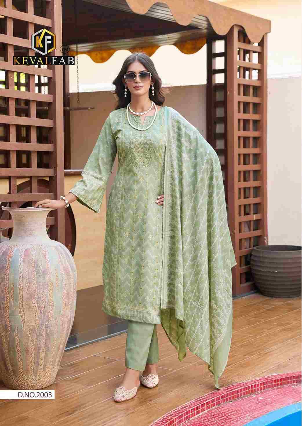Jazmin Vol-2 By Keval Fab 2001 To 2008 Series Beautiful Festive Suits Stylish Fancy Colorful Casual Wear & Ethnic Wear Soft Cotton Dresses At Wholesale Price
