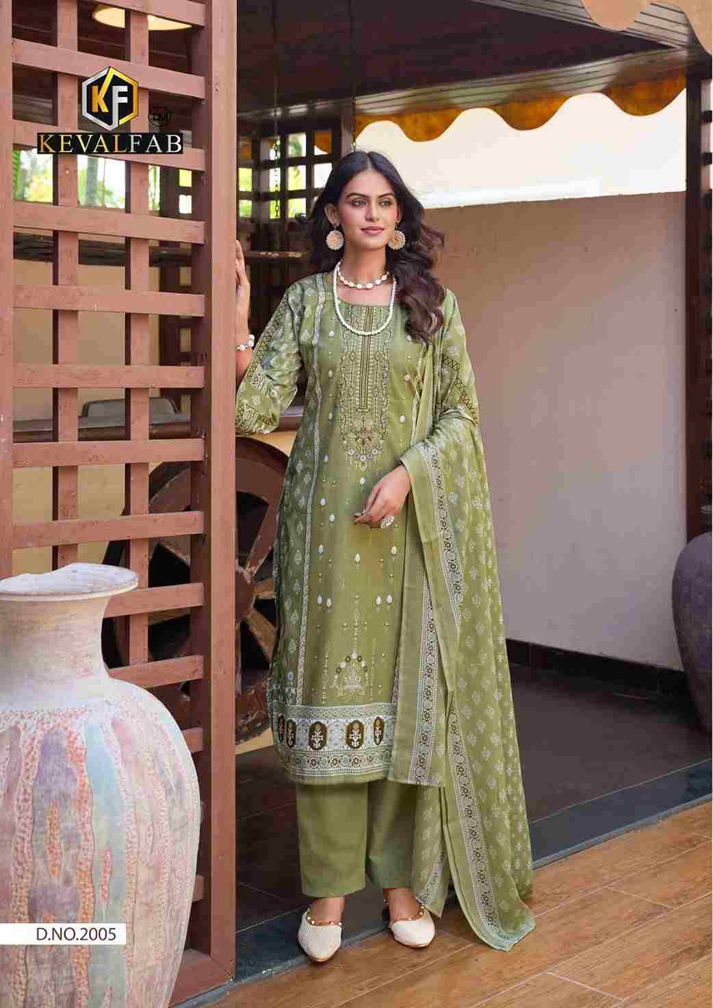 Jazmin Vol-2 By Keval Fab 2001 To 2008 Series Beautiful Festive Suits Stylish Fancy Colorful Casual Wear & Ethnic Wear Soft Cotton Dresses At Wholesale Price