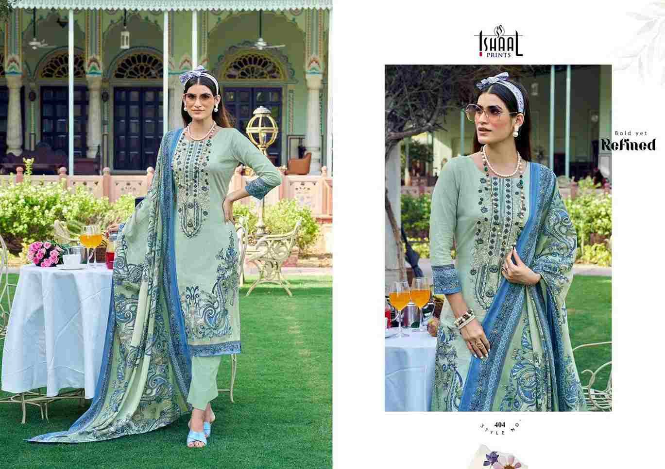 Maira Vol-4 By Ishaal Prints 401 To 408 Series Beautiful Suits Colorful Stylish Fancy Casual Wear & Ethnic Wear Pure Lawn Printed Dresses At Wholesale Price