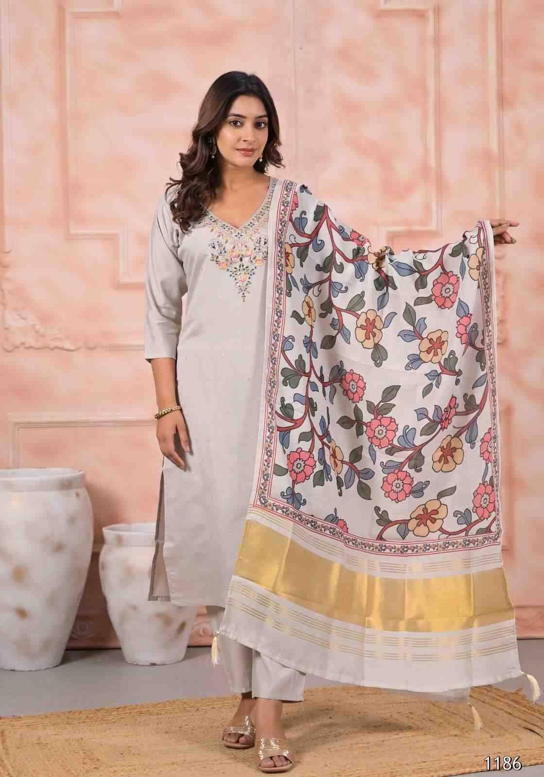 Tanisha Vol-25 By Fashid Wholesale 1182 To 1190 Series Beautiful Suits Colorful Stylish Fancy Casual Wear & Ethnic Wear Chanderi Viscose Embroidered Work Dresses At Wholesale Price
