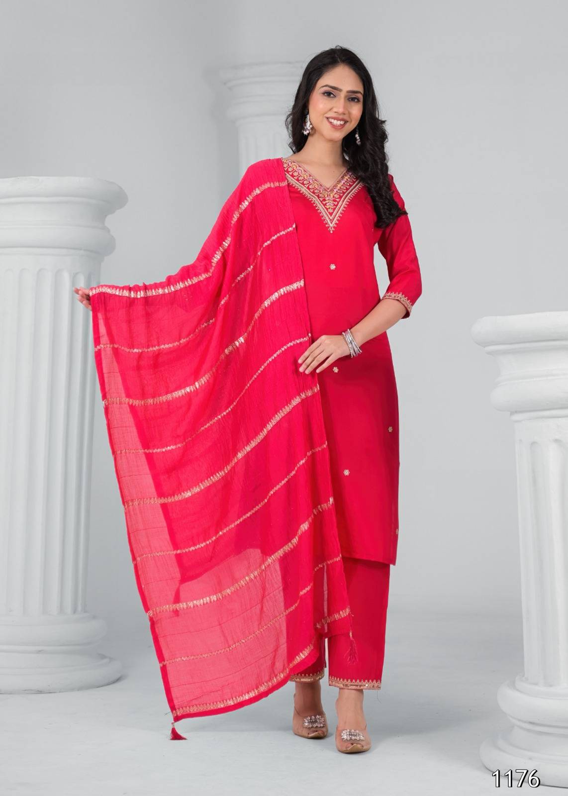 Tanisha Vol-24 By Fashid Wholesale 1176 To 1181 Series Beautiful Suits Colorful Stylish Fancy Casual Wear & Ethnic Wear Rayon Embroidered Work Dresses At Wholesale Price