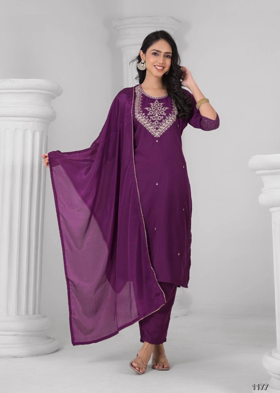 Tanisha Vol-24 By Fashid Wholesale 1176 To 1181 Series Beautiful Suits Colorful Stylish Fancy Casual Wear & Ethnic Wear Rayon Embroidered Work Dresses At Wholesale Price