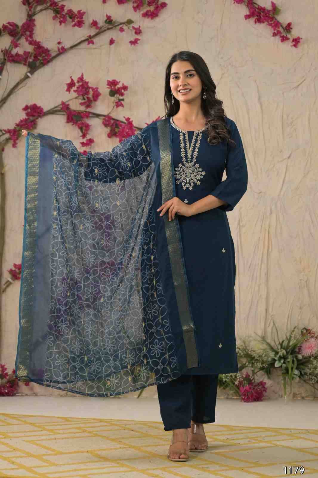 Tanisha Vol-24 By Fashid Wholesale 1176 To 1181 Series Beautiful Suits Colorful Stylish Fancy Casual Wear & Ethnic Wear Rayon Embroidered Work Dresses At Wholesale Price