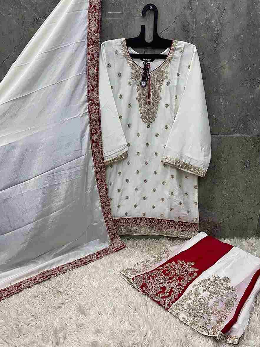 Hoor Tex Hit Design HF-127 Colours By Hoor Tex HF-127-A To HF-127-D Series Designer Festive Pakistani Suits Collection Beautiful Stylish Fancy Colorful Party Wear & Occasional Wear Heavy Chinnon Embroidered Dresses At Wholesale Price
