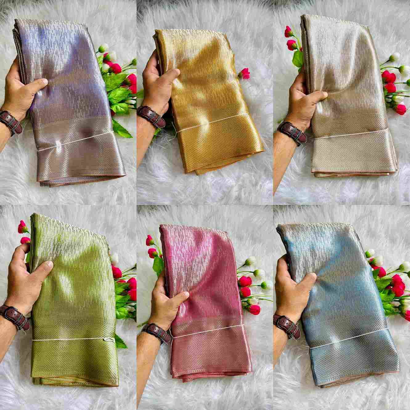 Vv-23 By Fashid Wholesale 01 To 06 Series Indian Traditional Wear Collection Beautiful Stylish Fancy Colorful Party Wear & Occasional Wear Tissue Silk Sarees At Wholesale Price