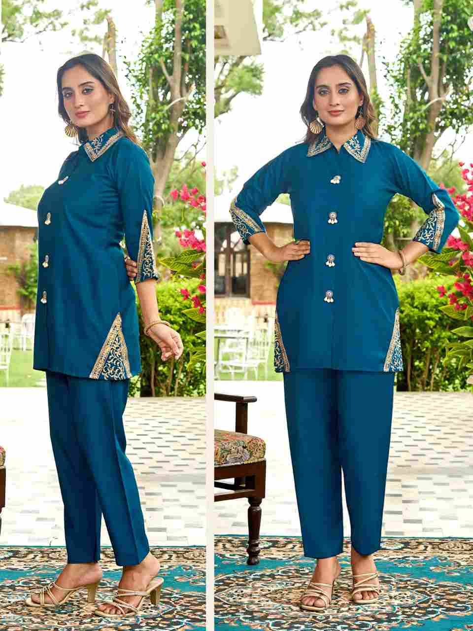 Hetvi By Aanchi 01 to 04 Series Designer Stylish Fancy Colorful Beautiful Casual Wear & Ethnic Wear Vertican Co-Ord At Wholesale Price