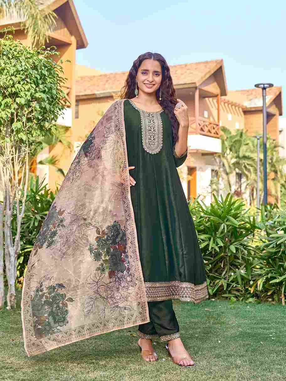 Shobha By Aanchi 01 To 04 Series Beautiful Suits Colorful Stylish Fancy Casual Wear & Ethnic Wear Vichitra Silk Dresses At Wholesale Price