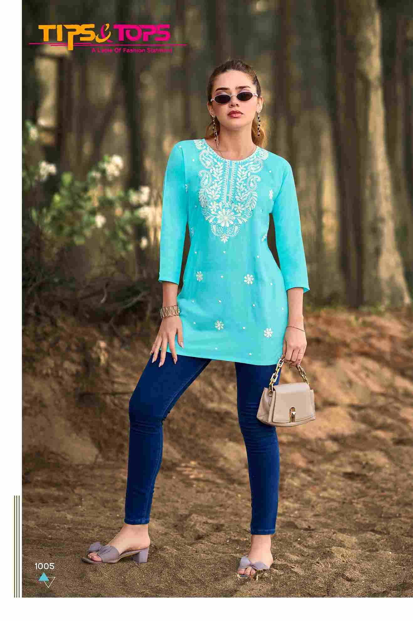 Colors Vol-6 By Tips And Tops 1001 To 1006 Series Designer Stylish Fancy Colorful Beautiful Party Wear & Ethnic Wear Collection Heavy Rayon Slub Tops At Wholesale Price